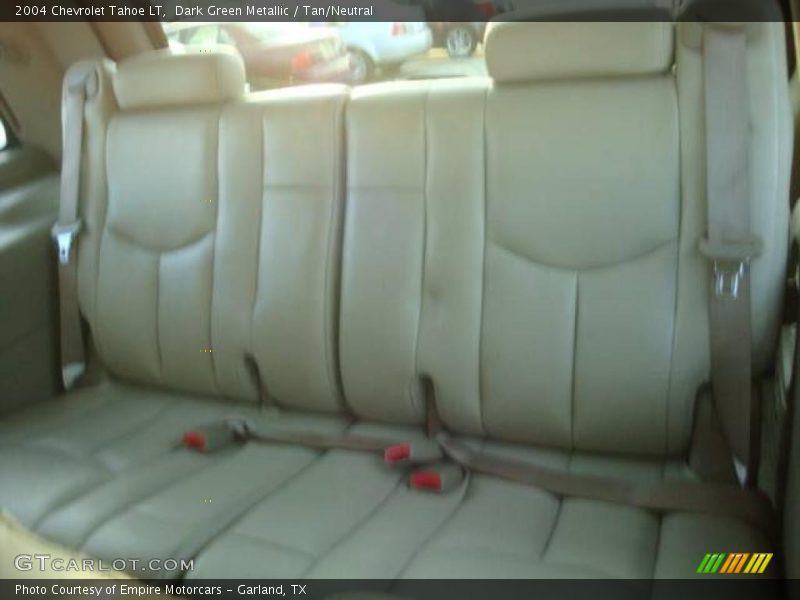 Dark Green Metallic / Tan/Neutral 2004 Chevrolet Tahoe LT