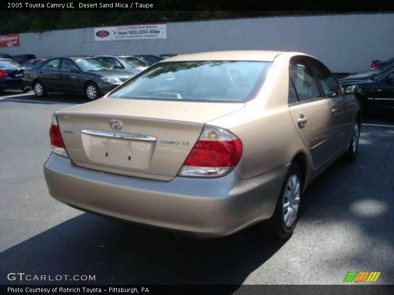 Desert Sand Mica / Taupe 2005 Toyota Camry LE