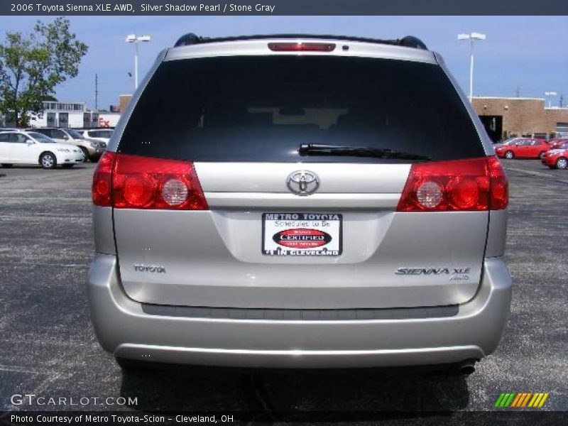 Silver Shadow Pearl / Stone Gray 2006 Toyota Sienna XLE AWD