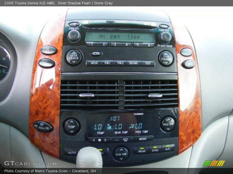 Silver Shadow Pearl / Stone Gray 2006 Toyota Sienna XLE AWD