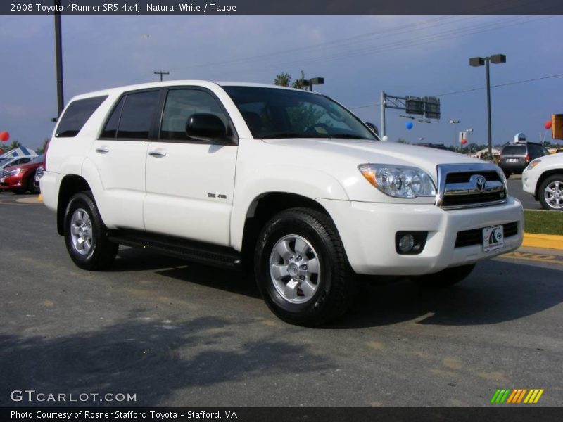 Natural White / Taupe 2008 Toyota 4Runner SR5 4x4