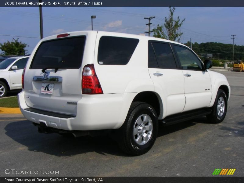 Natural White / Taupe 2008 Toyota 4Runner SR5 4x4