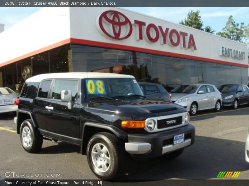 Black Diamond / Dark Charcoal 2008 Toyota FJ Cruiser 4WD