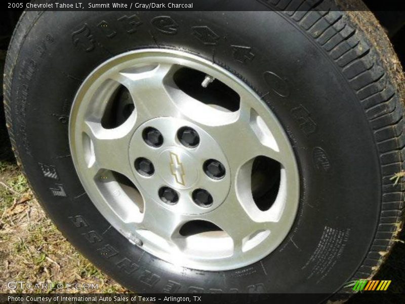 Summit White / Gray/Dark Charcoal 2005 Chevrolet Tahoe LT