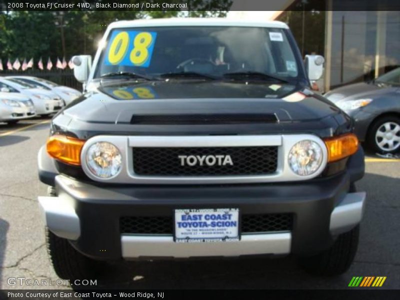 Black Diamond / Dark Charcoal 2008 Toyota FJ Cruiser 4WD
