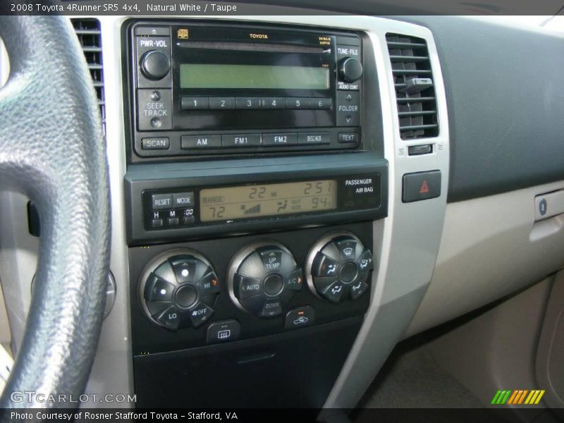 Natural White / Taupe 2008 Toyota 4Runner SR5 4x4