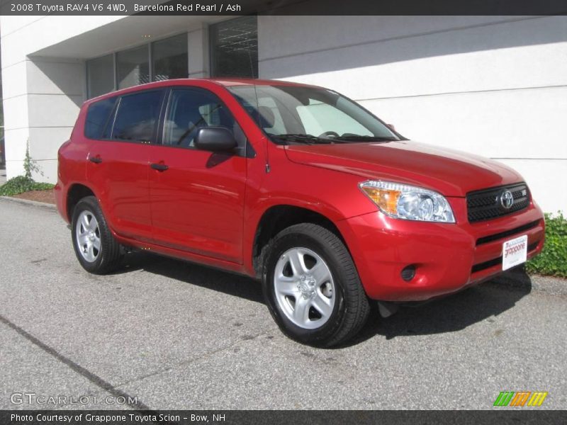 Barcelona Red Pearl / Ash 2008 Toyota RAV4 V6 4WD