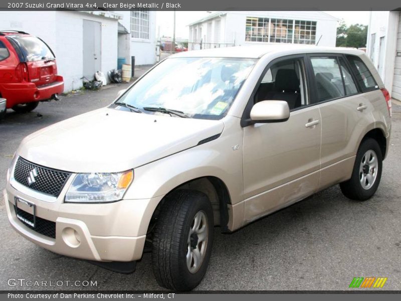 Clear Beige Metallic / Black 2007 Suzuki Grand Vitara 4x4