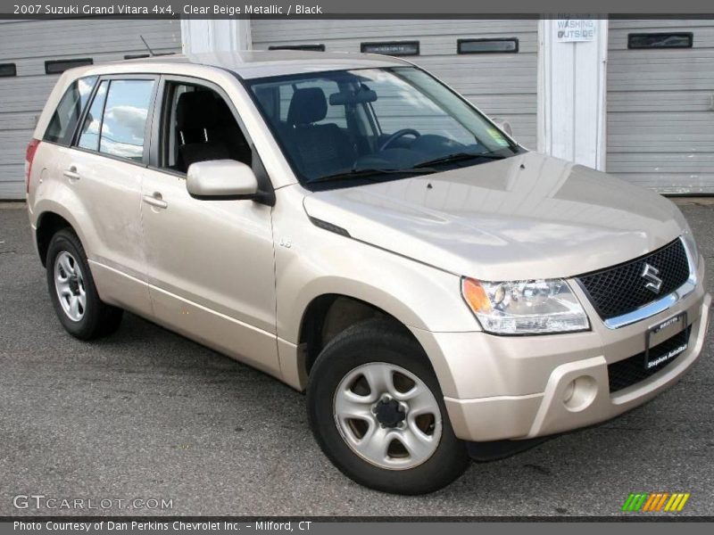 Clear Beige Metallic / Black 2007 Suzuki Grand Vitara 4x4