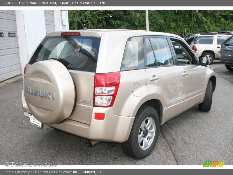 Clear Beige Metallic / Black 2007 Suzuki Grand Vitara 4x4