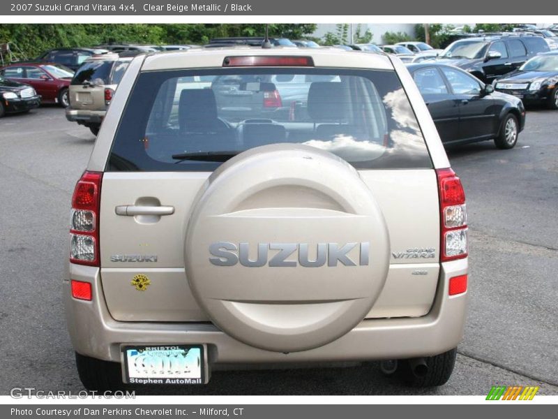 Clear Beige Metallic / Black 2007 Suzuki Grand Vitara 4x4