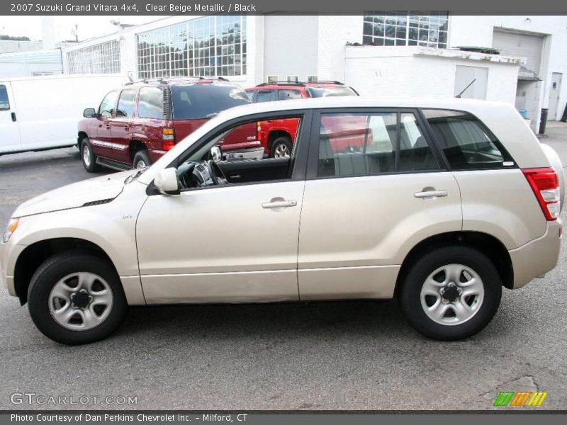 Clear Beige Metallic / Black 2007 Suzuki Grand Vitara 4x4