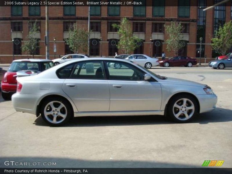 Brilliant Silver Metallic / Off-Black 2006 Subaru Legacy 2.5i Special Edition Sedan