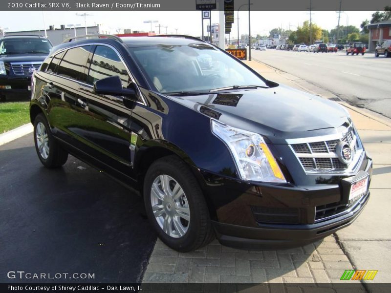 Black Raven / Ebony/Titanium 2010 Cadillac SRX V6