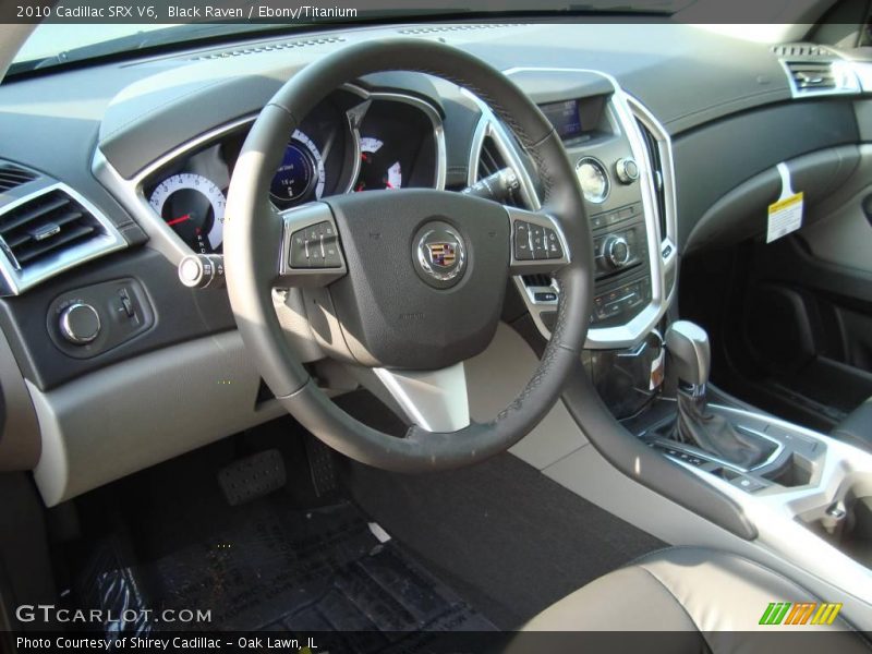 Black Raven / Ebony/Titanium 2010 Cadillac SRX V6