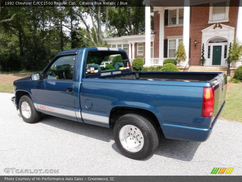 Catalina Blue Metallic / Blue 1992 Chevrolet C/K C1500 Regular Cab