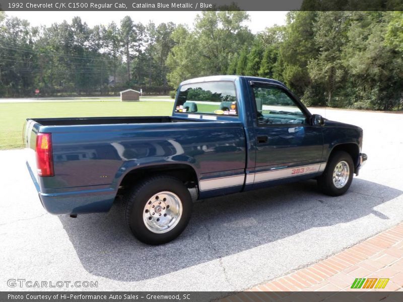 Catalina Blue Metallic / Blue 1992 Chevrolet C/K C1500 Regular Cab