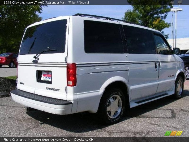 White / Neutral 1998 Chevrolet Astro LT AWD Passenger Van