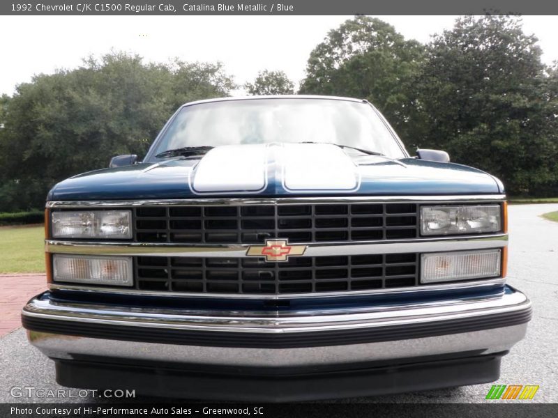 Catalina Blue Metallic / Blue 1992 Chevrolet C/K C1500 Regular Cab