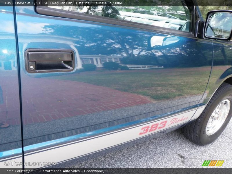 Catalina Blue Metallic / Blue 1992 Chevrolet C/K C1500 Regular Cab