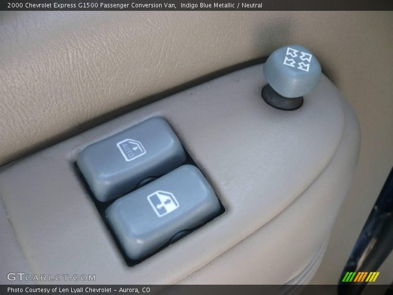 Indigo Blue Metallic / Neutral 2000 Chevrolet Express G1500 Passenger Conversion Van