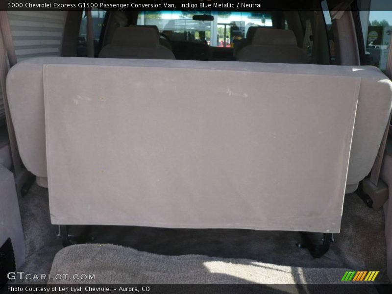 Indigo Blue Metallic / Neutral 2000 Chevrolet Express G1500 Passenger Conversion Van
