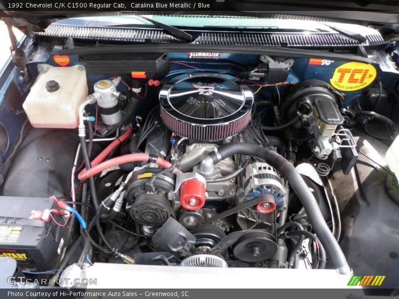 Catalina Blue Metallic / Blue 1992 Chevrolet C/K C1500 Regular Cab