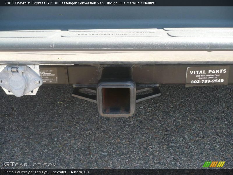Indigo Blue Metallic / Neutral 2000 Chevrolet Express G1500 Passenger Conversion Van
