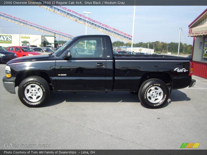 Onyx Black / Medium Gray 2000 Chevrolet Silverado 1500 LS Regular Cab 4x4
