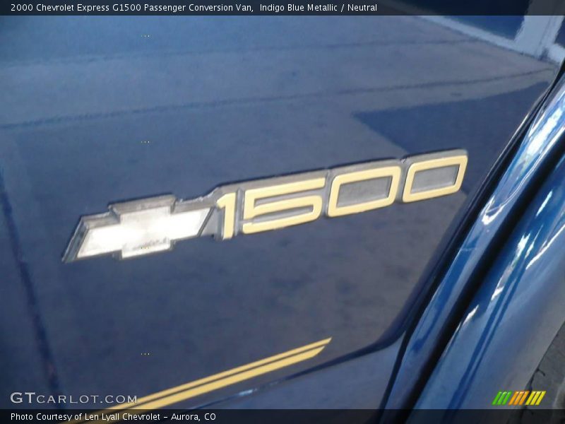 Indigo Blue Metallic / Neutral 2000 Chevrolet Express G1500 Passenger Conversion Van