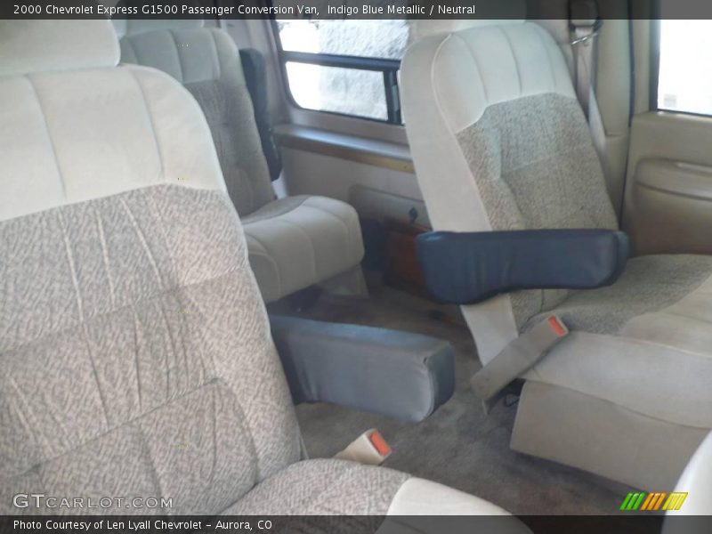 Indigo Blue Metallic / Neutral 2000 Chevrolet Express G1500 Passenger Conversion Van