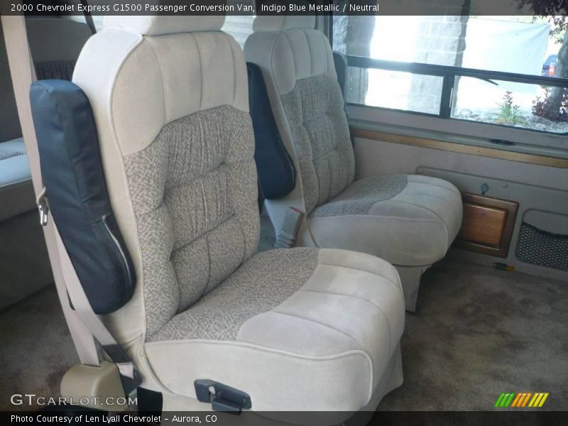 Indigo Blue Metallic / Neutral 2000 Chevrolet Express G1500 Passenger Conversion Van