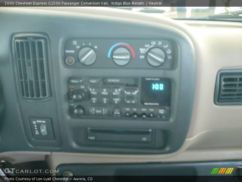 Indigo Blue Metallic / Neutral 2000 Chevrolet Express G1500 Passenger Conversion Van