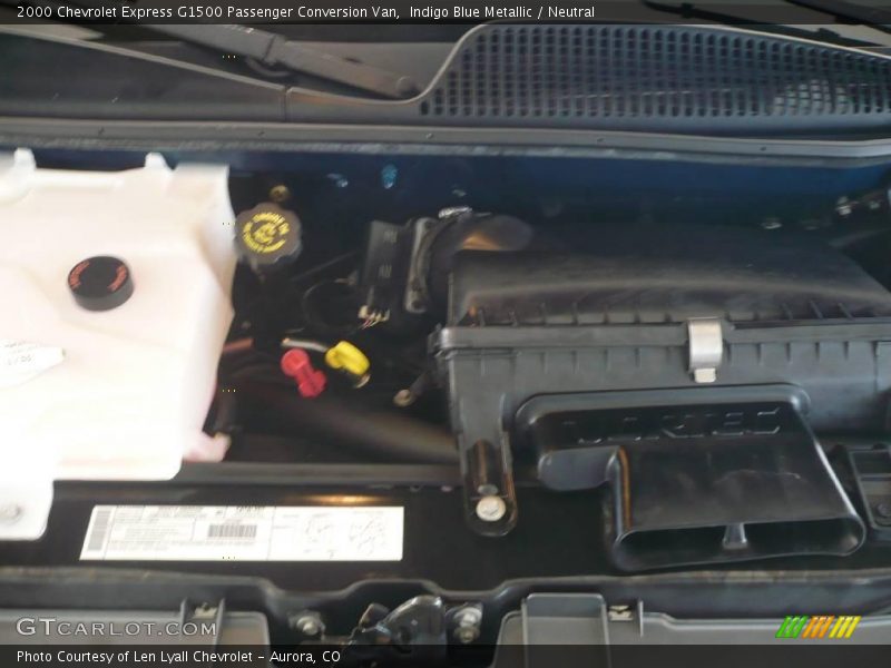 Indigo Blue Metallic / Neutral 2000 Chevrolet Express G1500 Passenger Conversion Van