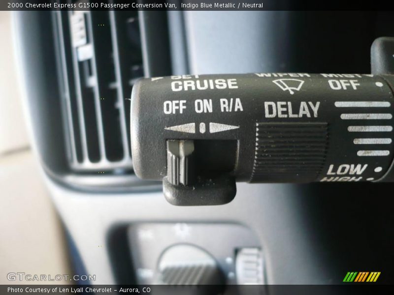Indigo Blue Metallic / Neutral 2000 Chevrolet Express G1500 Passenger Conversion Van