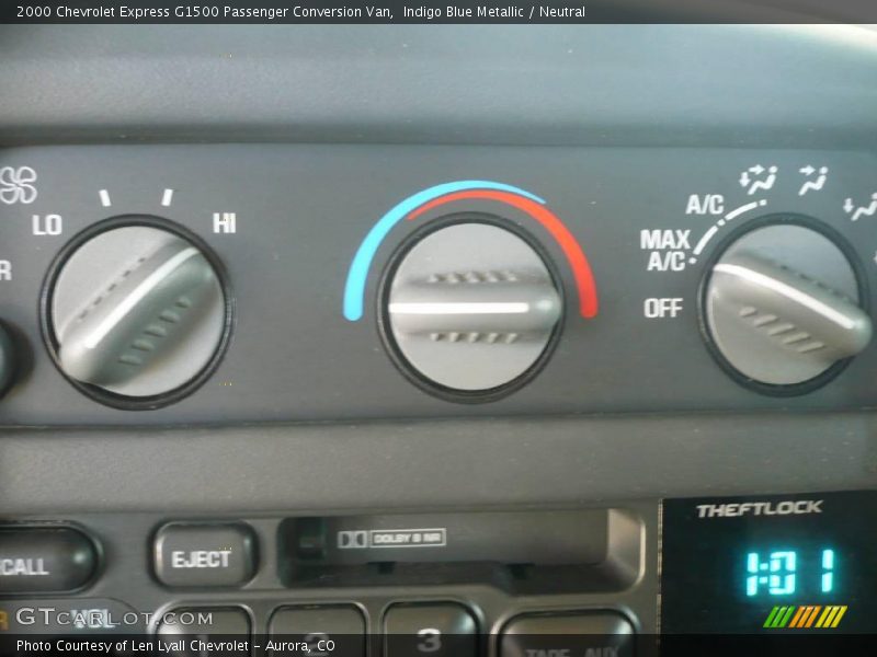Indigo Blue Metallic / Neutral 2000 Chevrolet Express G1500 Passenger Conversion Van