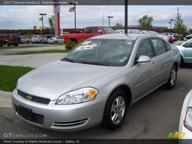 Silverstone Metallic / Gray 2007 Chevrolet Impala LS