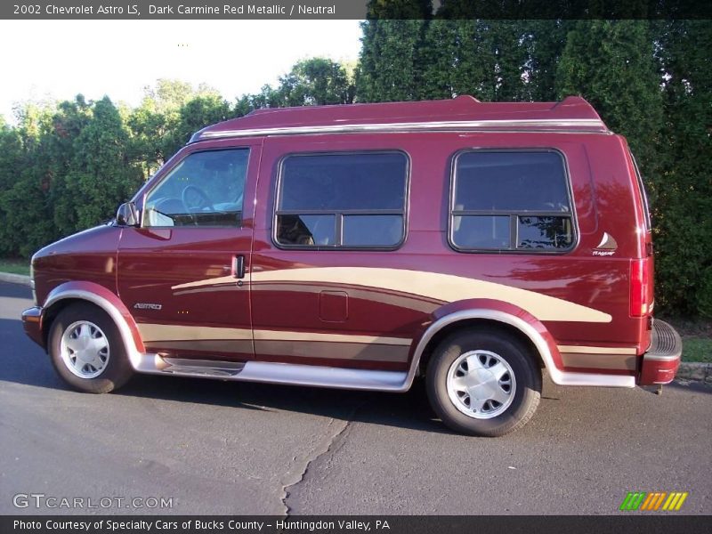 Dark Carmine Red Metallic / Neutral 2002 Chevrolet Astro LS