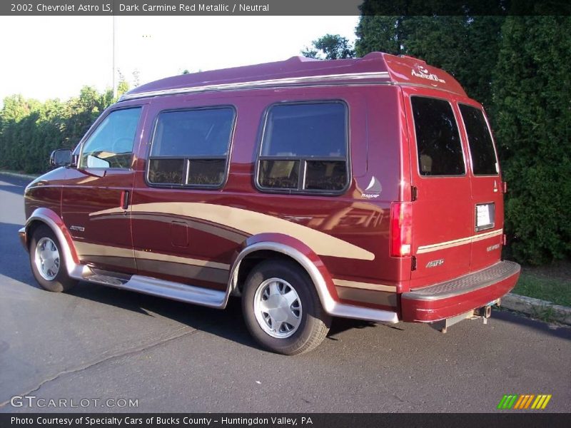 Dark Carmine Red Metallic / Neutral 2002 Chevrolet Astro LS
