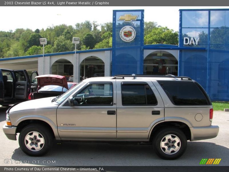 Light Pewter Metallic / Graphite 2003 Chevrolet Blazer LS 4x4