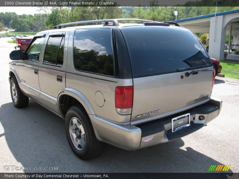 Light Pewter Metallic / Graphite 2003 Chevrolet Blazer LS 4x4