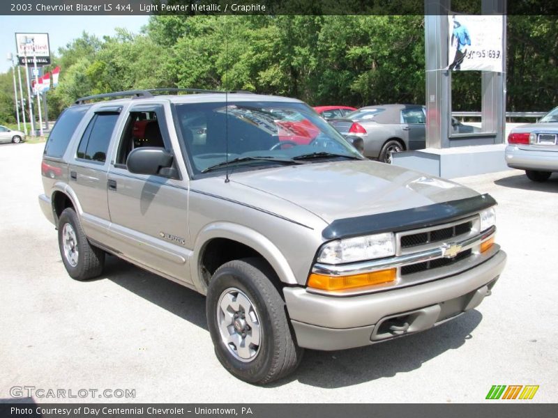 Light Pewter Metallic / Graphite 2003 Chevrolet Blazer LS 4x4