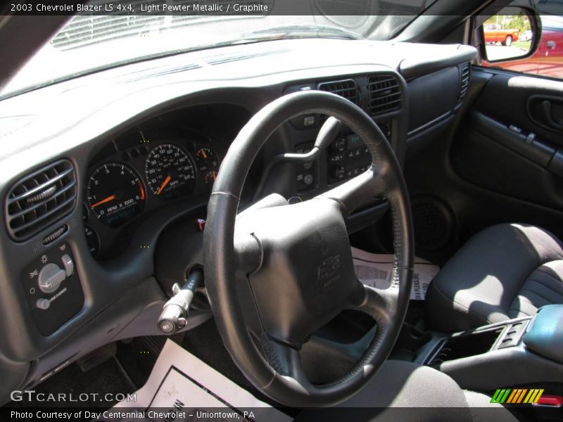 Light Pewter Metallic / Graphite 2003 Chevrolet Blazer LS 4x4