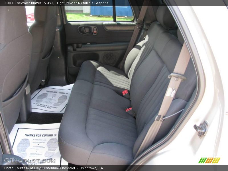 Light Pewter Metallic / Graphite 2003 Chevrolet Blazer LS 4x4