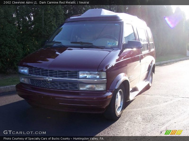 Dark Carmine Red Metallic / Neutral 2002 Chevrolet Astro LS