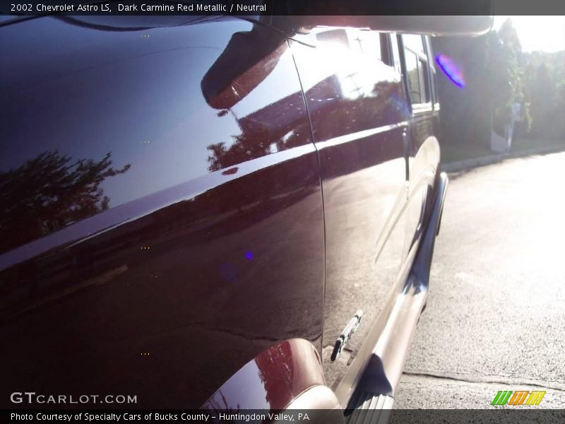 Dark Carmine Red Metallic / Neutral 2002 Chevrolet Astro LS