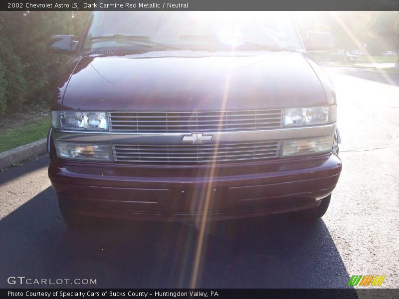 Dark Carmine Red Metallic / Neutral 2002 Chevrolet Astro LS