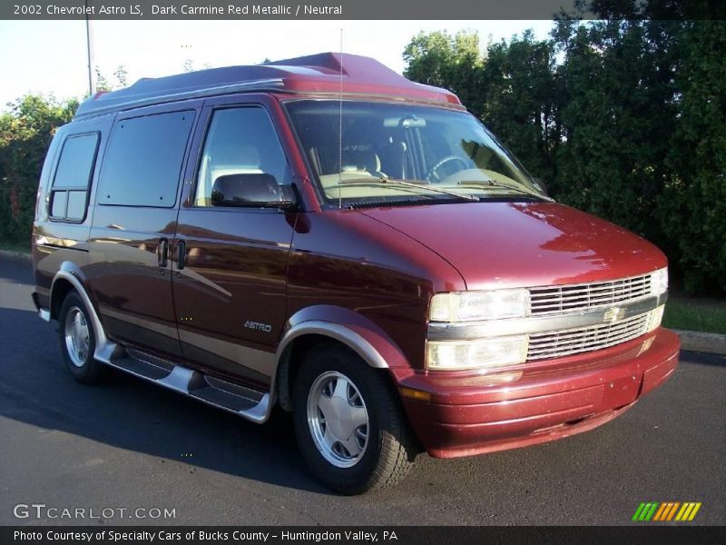 Dark Carmine Red Metallic / Neutral 2002 Chevrolet Astro LS