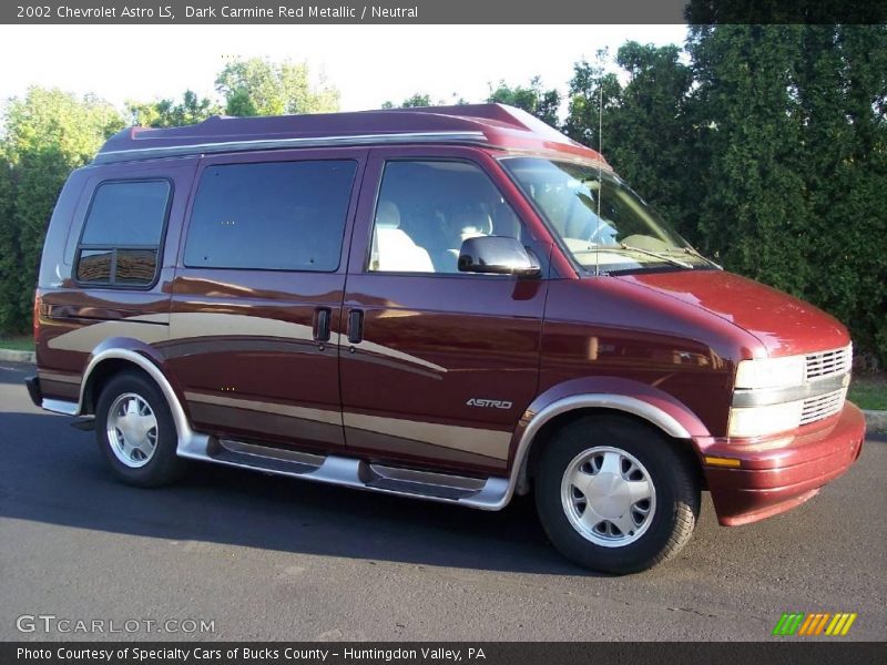 Dark Carmine Red Metallic / Neutral 2002 Chevrolet Astro LS