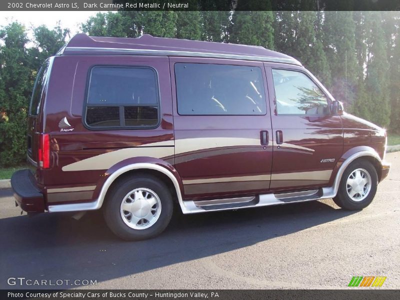 Dark Carmine Red Metallic / Neutral 2002 Chevrolet Astro LS
